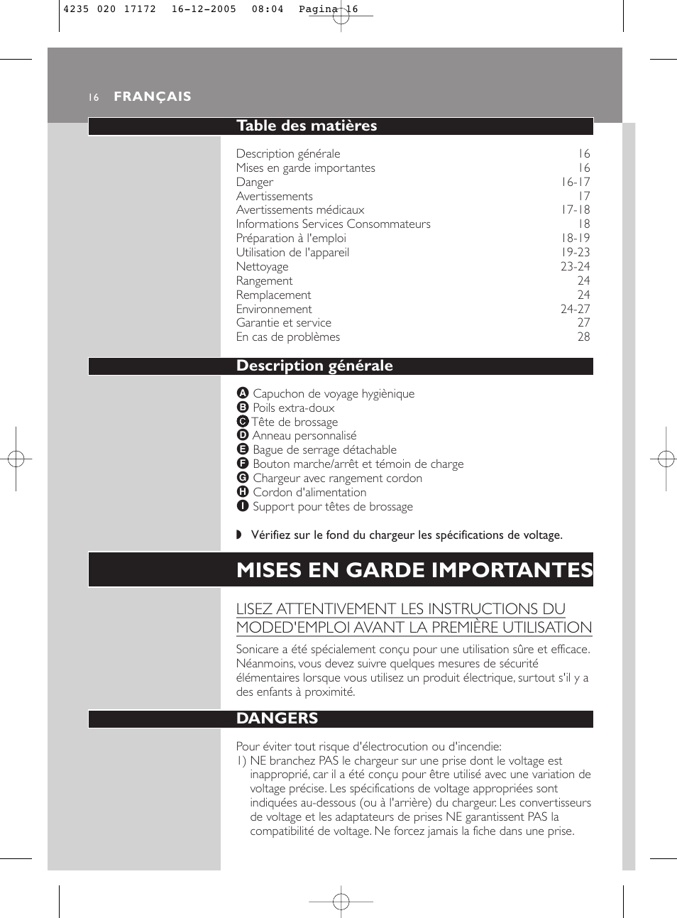 Sonicare Sonicare e5000 User Manual | Page 16 / 44