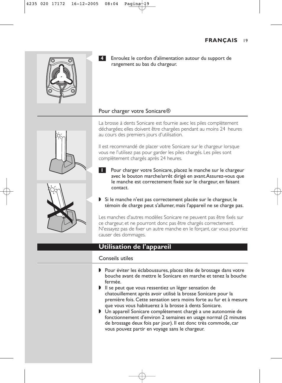 Sonicare Sonicare e5000 User Manual | Page 19 / 44