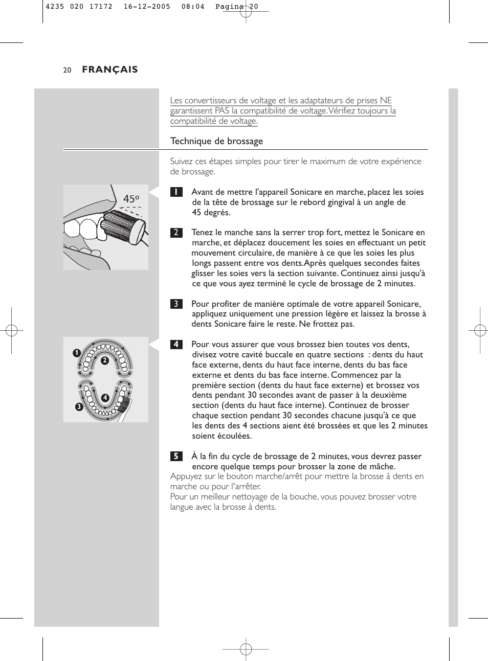 Sonicare Sonicare e5000 User Manual | Page 20 / 44