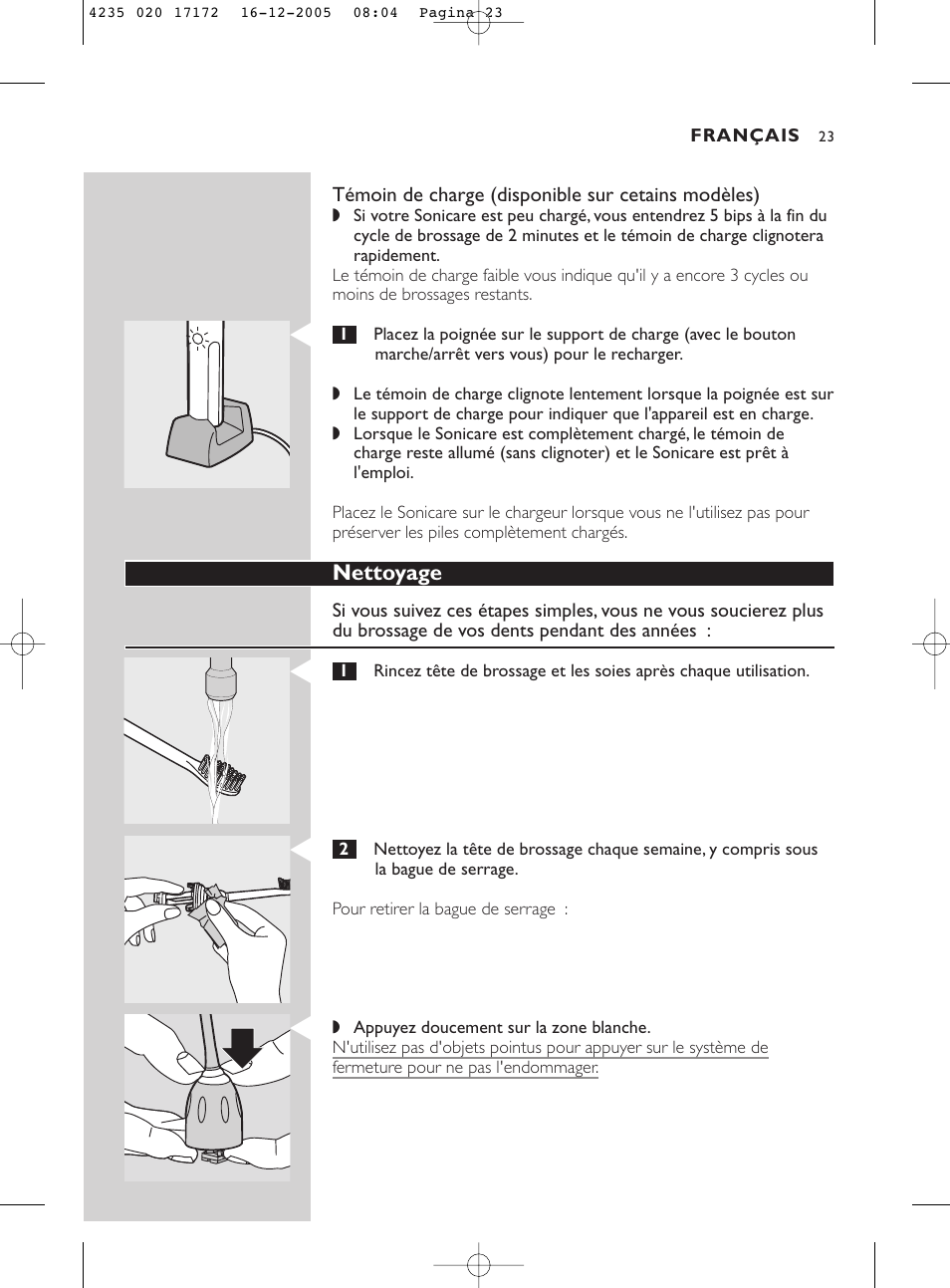 Sonicare Sonicare e5000 User Manual | Page 23 / 44