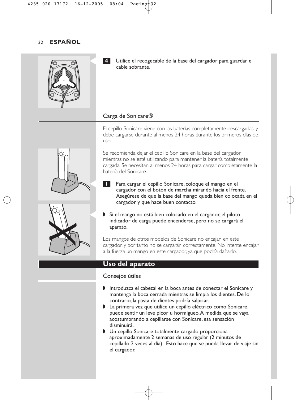 Sonicare Sonicare e5000 User Manual | Page 32 / 44