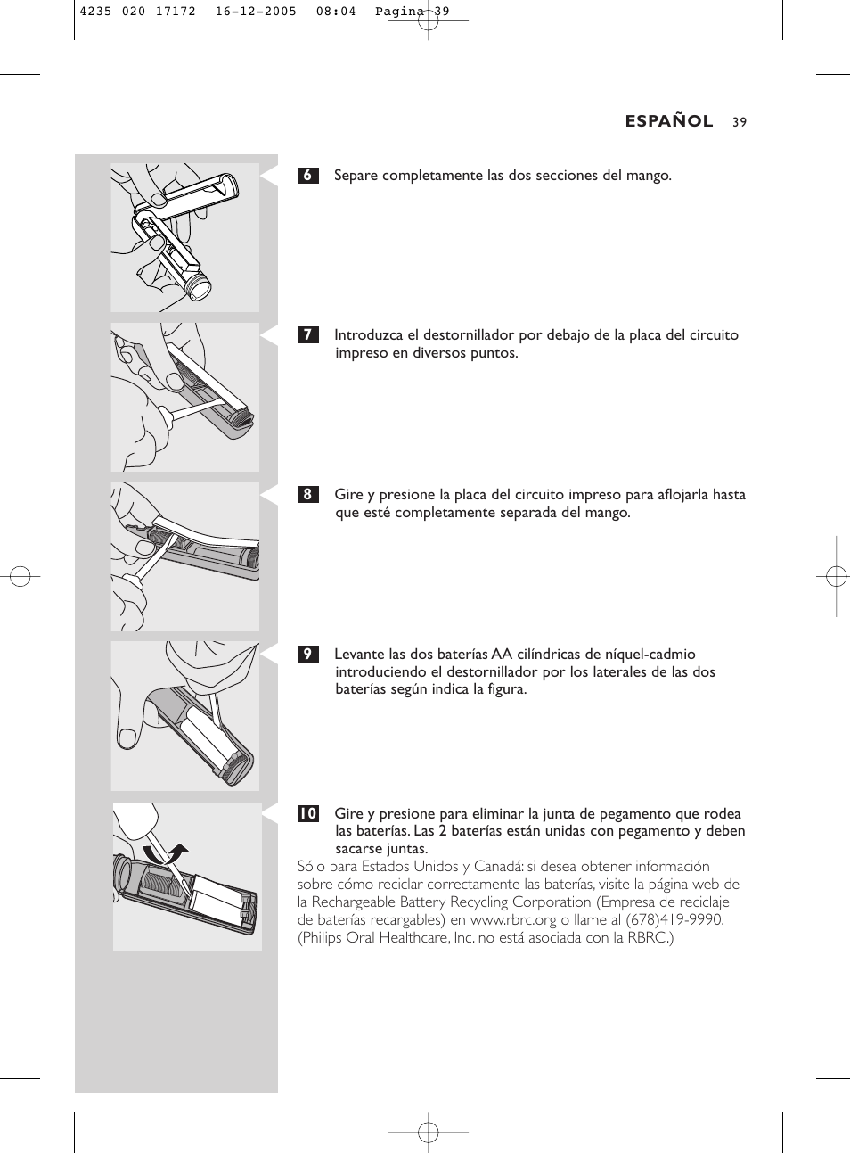 Sonicare Sonicare e5000 User Manual | Page 39 / 44