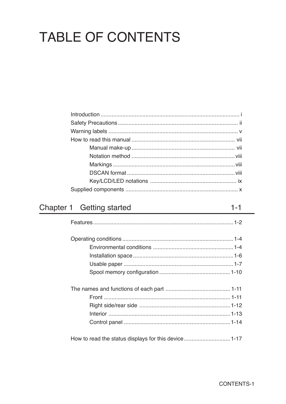 Seiko Instruments SII Black-and-White Raster Plotter LP-1020 User Manual | Page 15 / 290