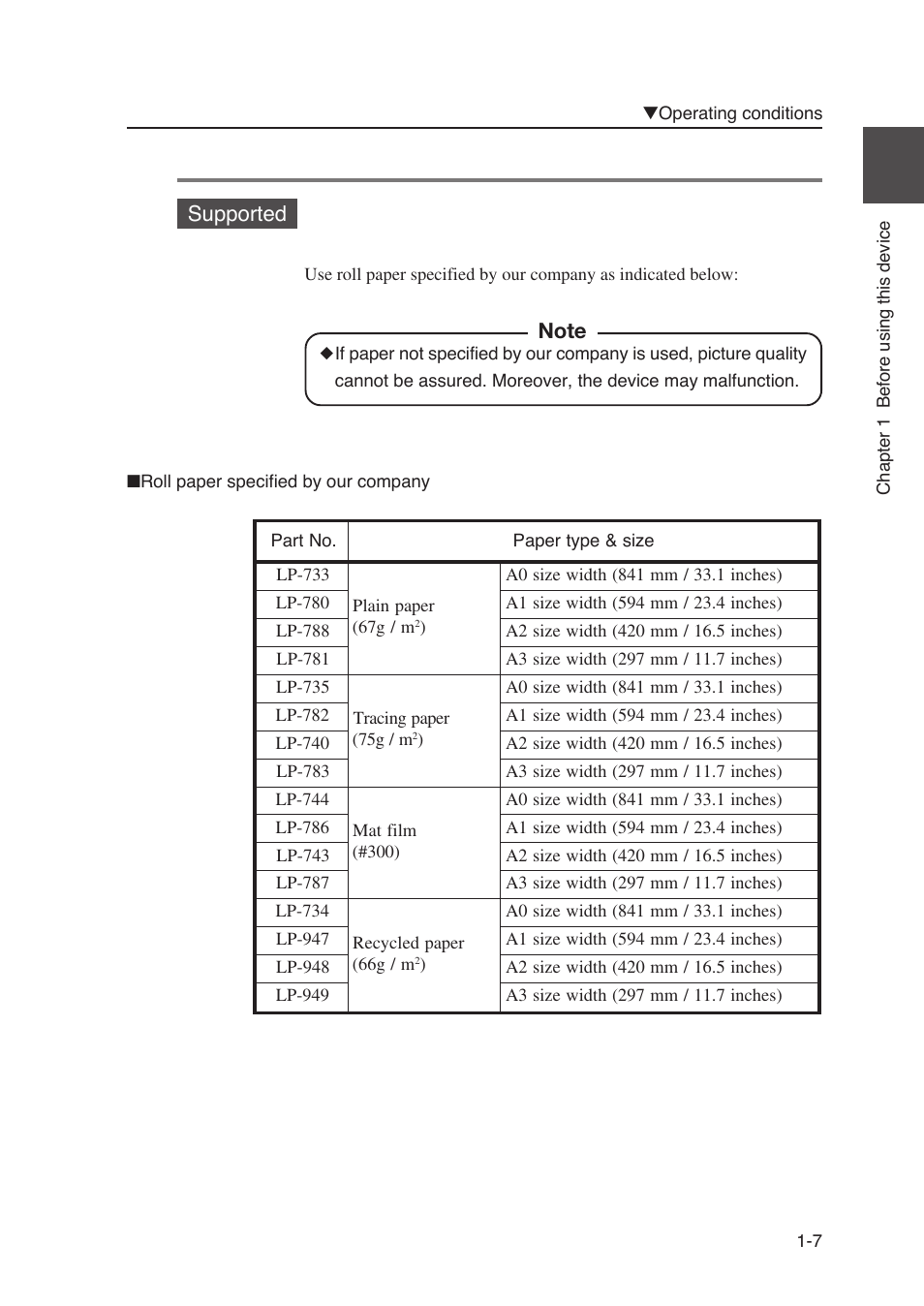 Seiko Instruments SII Black-and-White Raster Plotter LP-1020 User Manual | Page 31 / 290