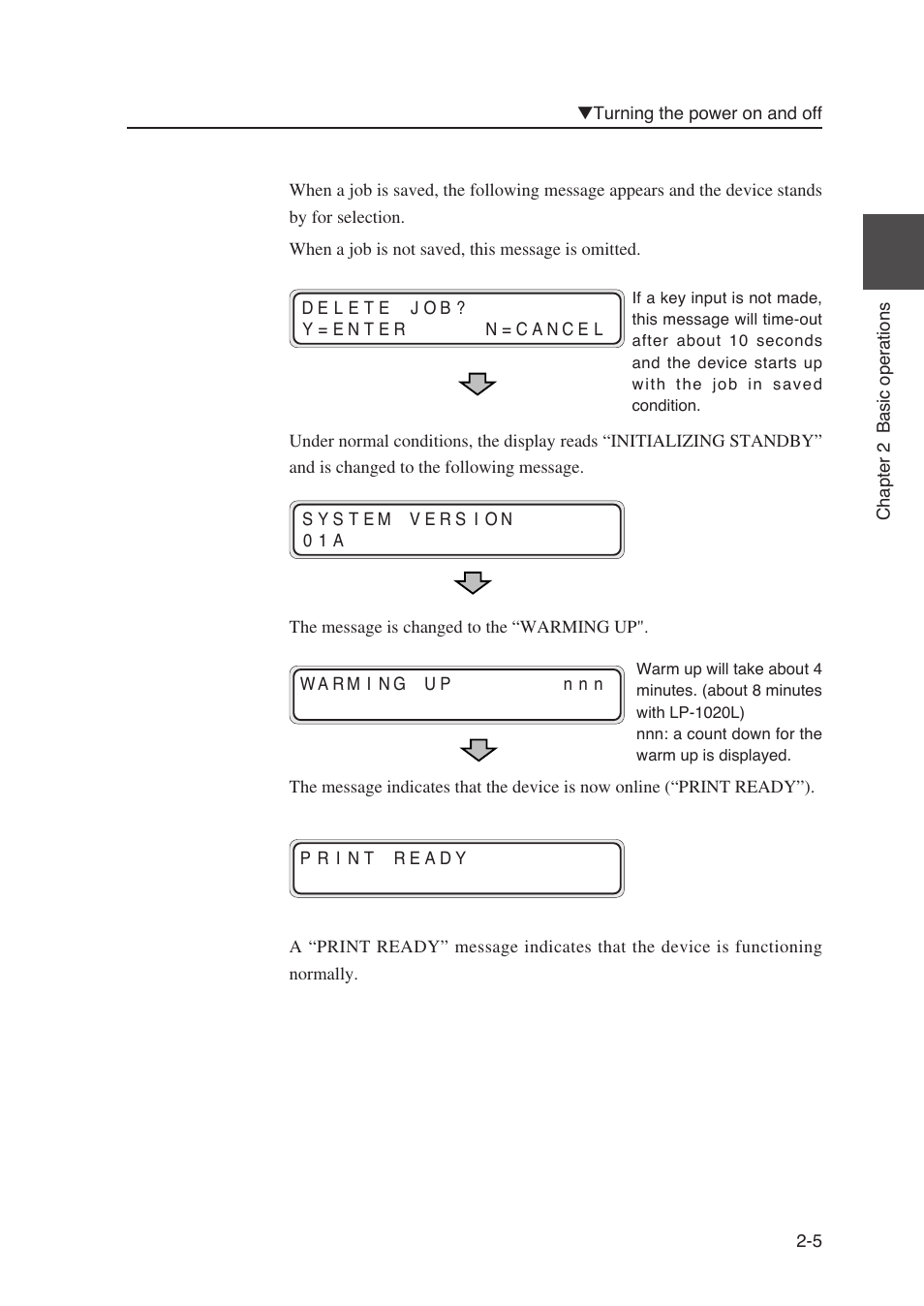 Seiko Instruments SII Black-and-White Raster Plotter LP-1020 User Manual | Page 47 / 290