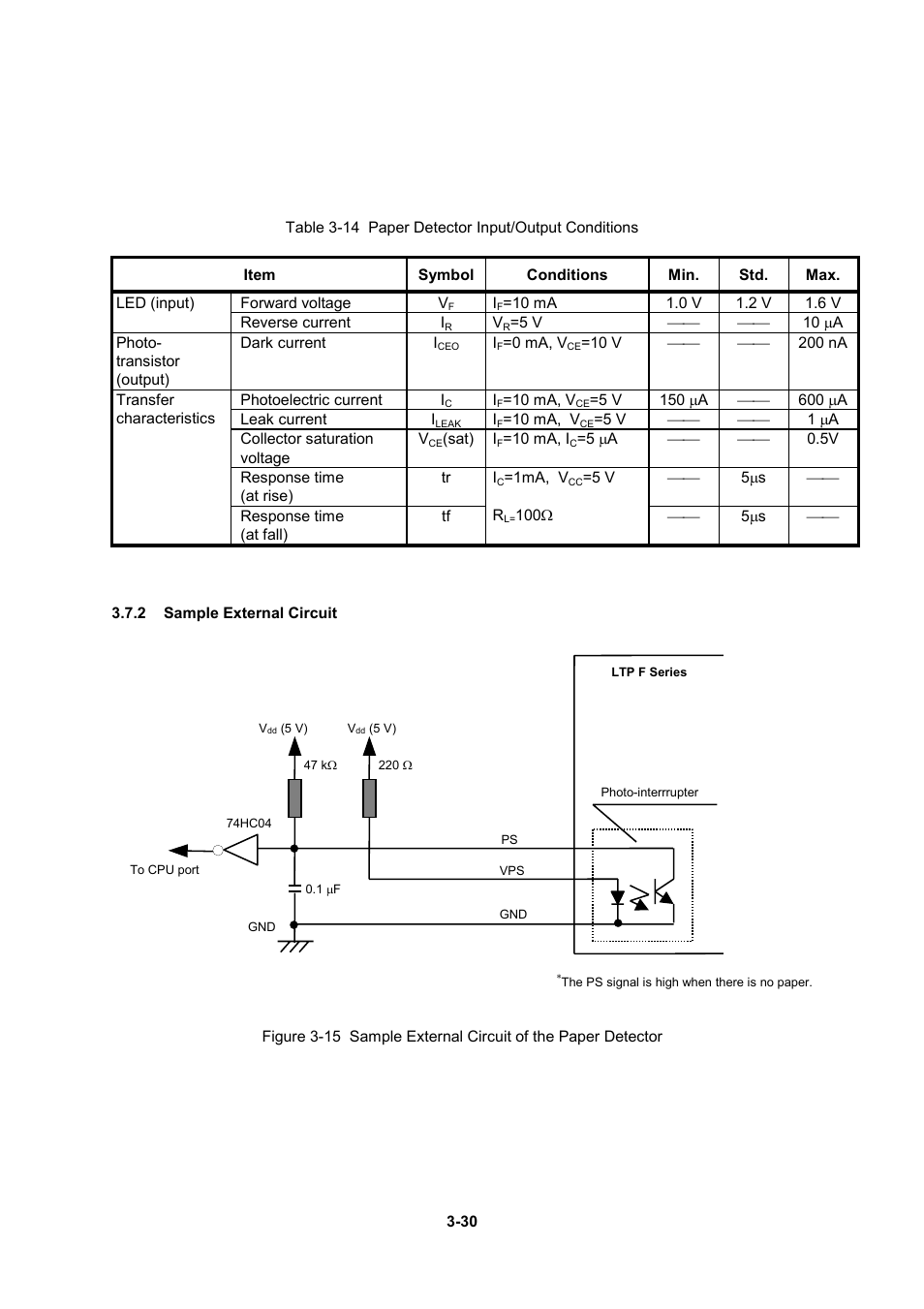 2 sample external circuit | Seiko Instruments LTP F Series User Manual | Page 48 / 86
