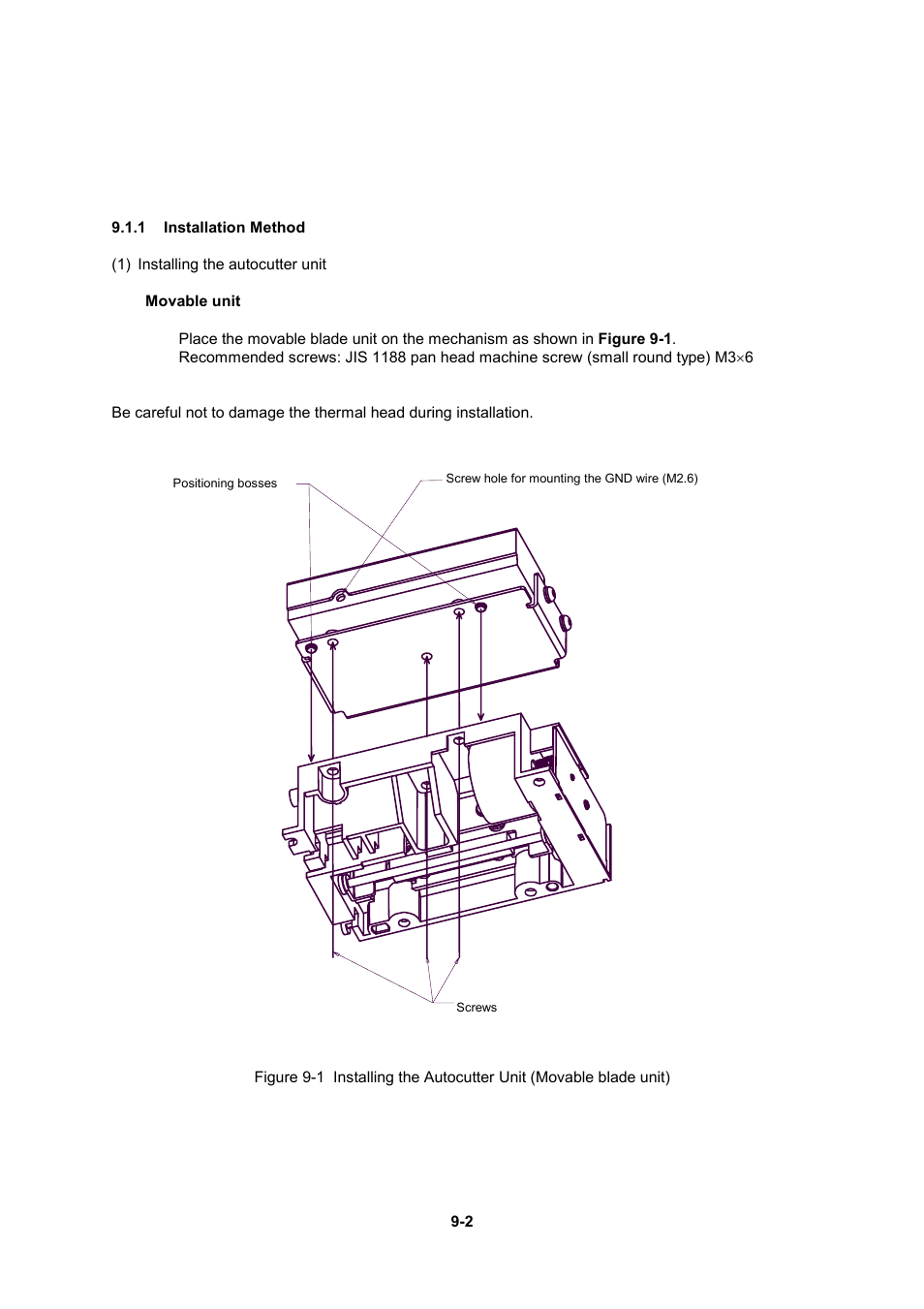 1 installation method | Seiko Instruments LTP F Series User Manual | Page 76 / 86