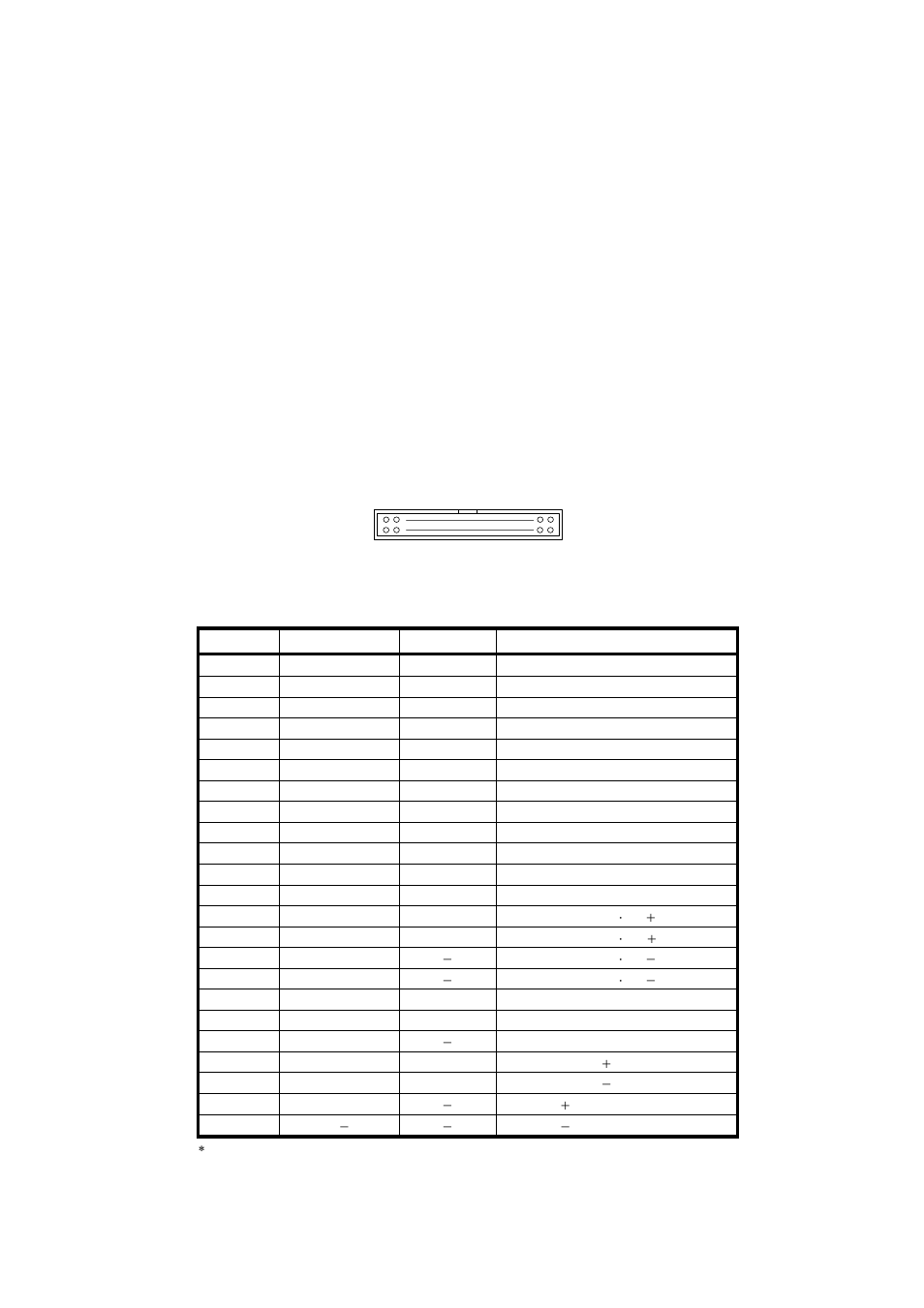 Chapter 4 interface, 1 connector terminal layout | Seiko Instruments DPU-30 User Manual | Page 23 / 84