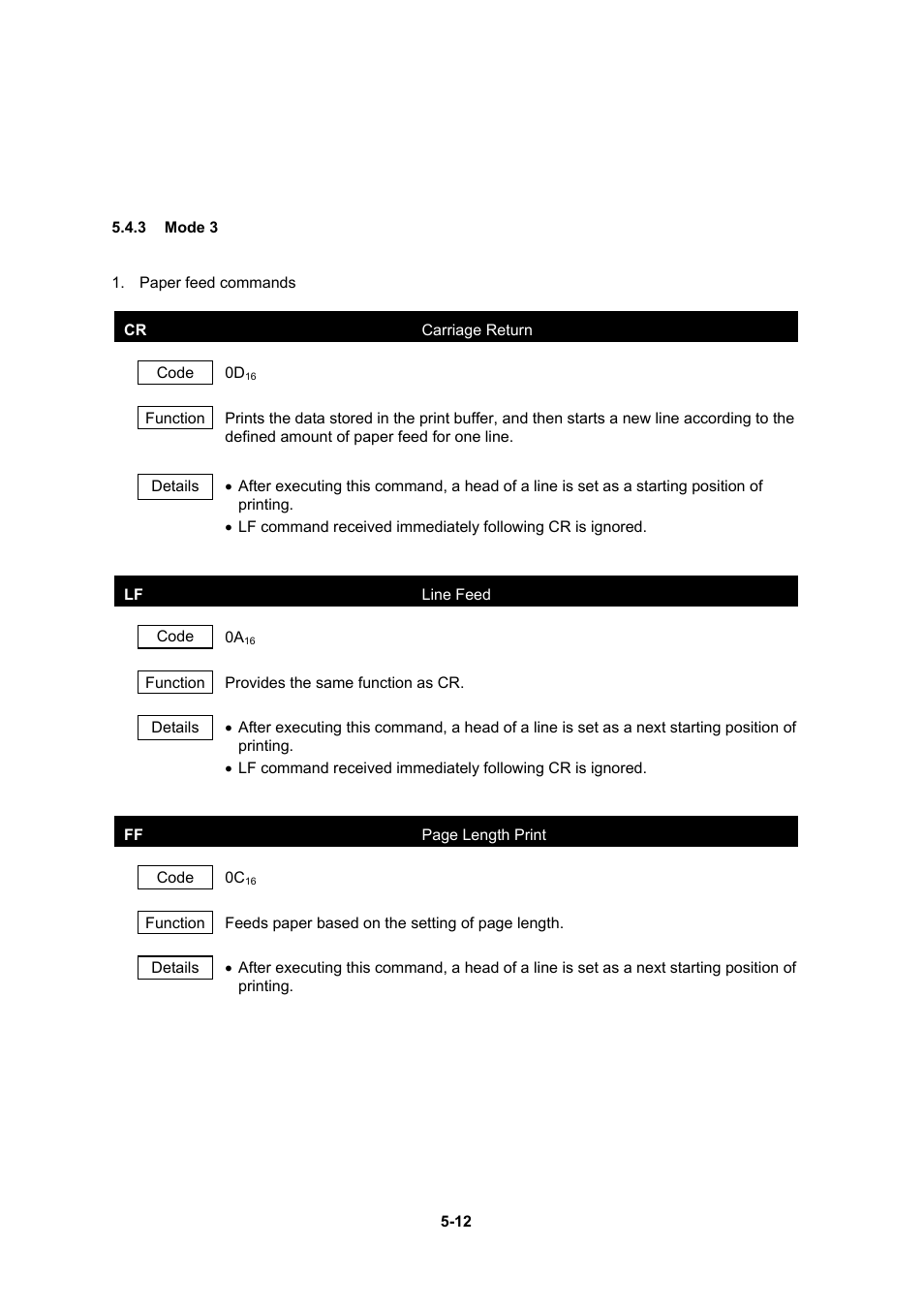3 mode 3 | Seiko Instruments DPU-30 User Manual | Page 40 / 84