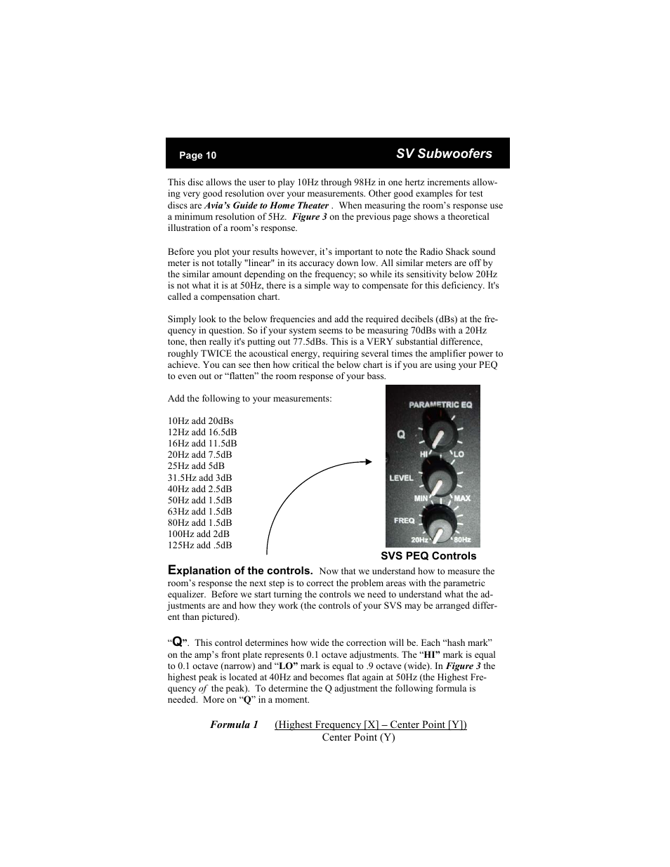SV Sound SVS Subwoofer PB12-Ultra User Manual | Page 10 / 16