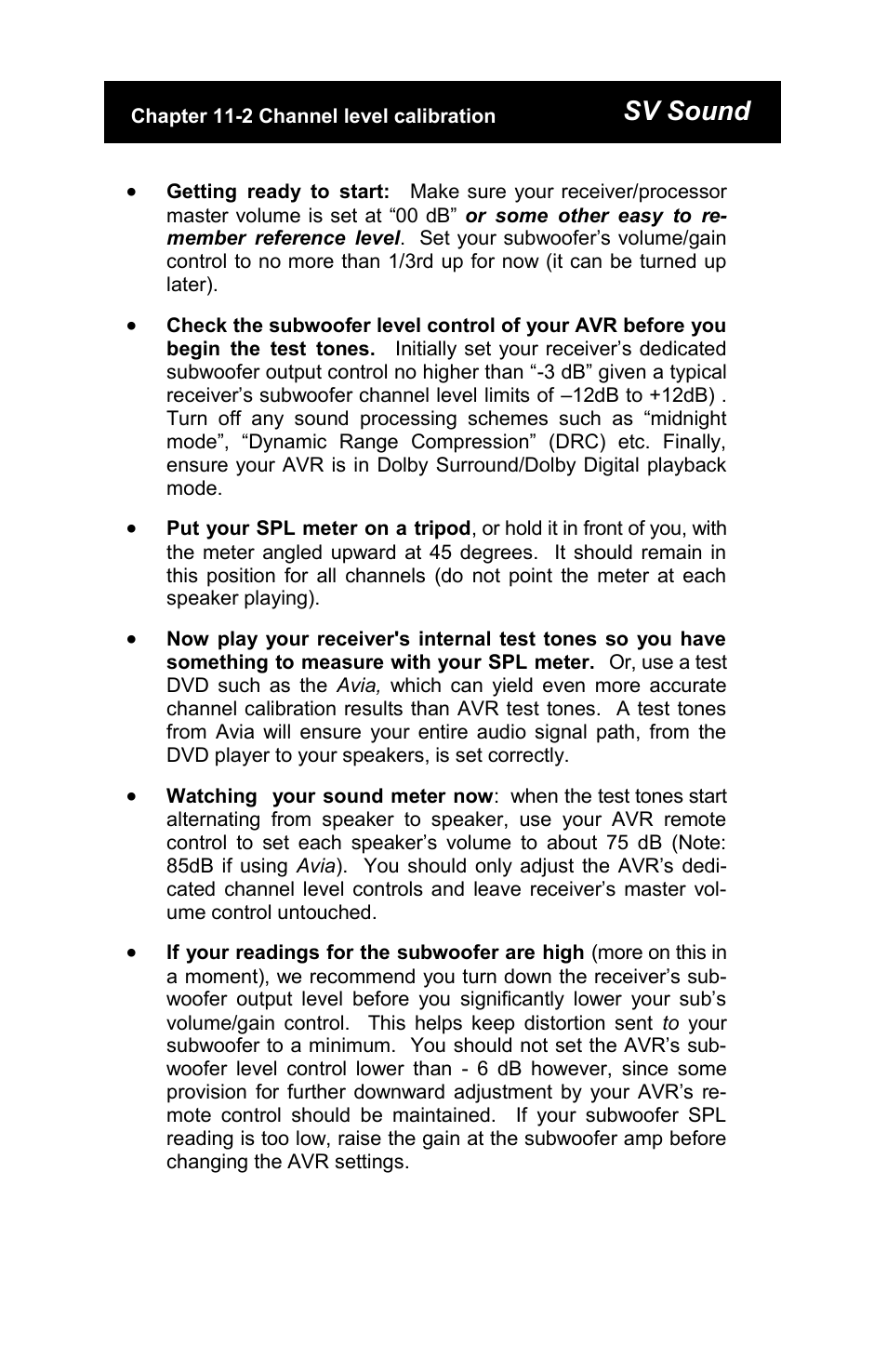 Sv sound | SV Sound SCS-01 User Manual | Page 19 / 24