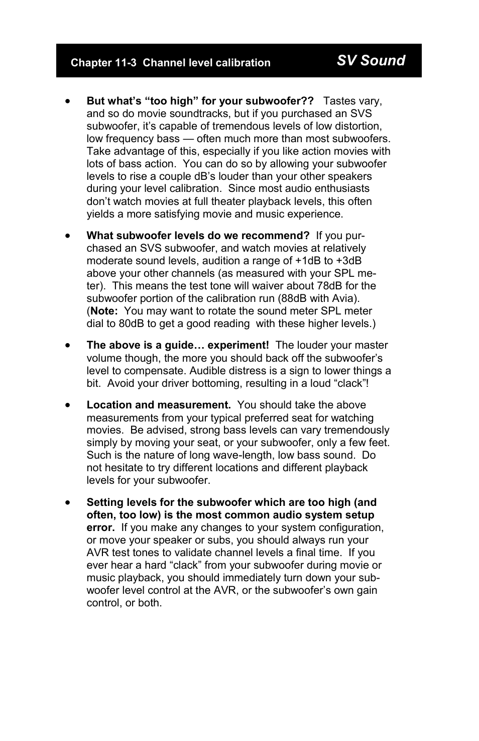 Sv sound | SV Sound SCS-01 User Manual | Page 20 / 24