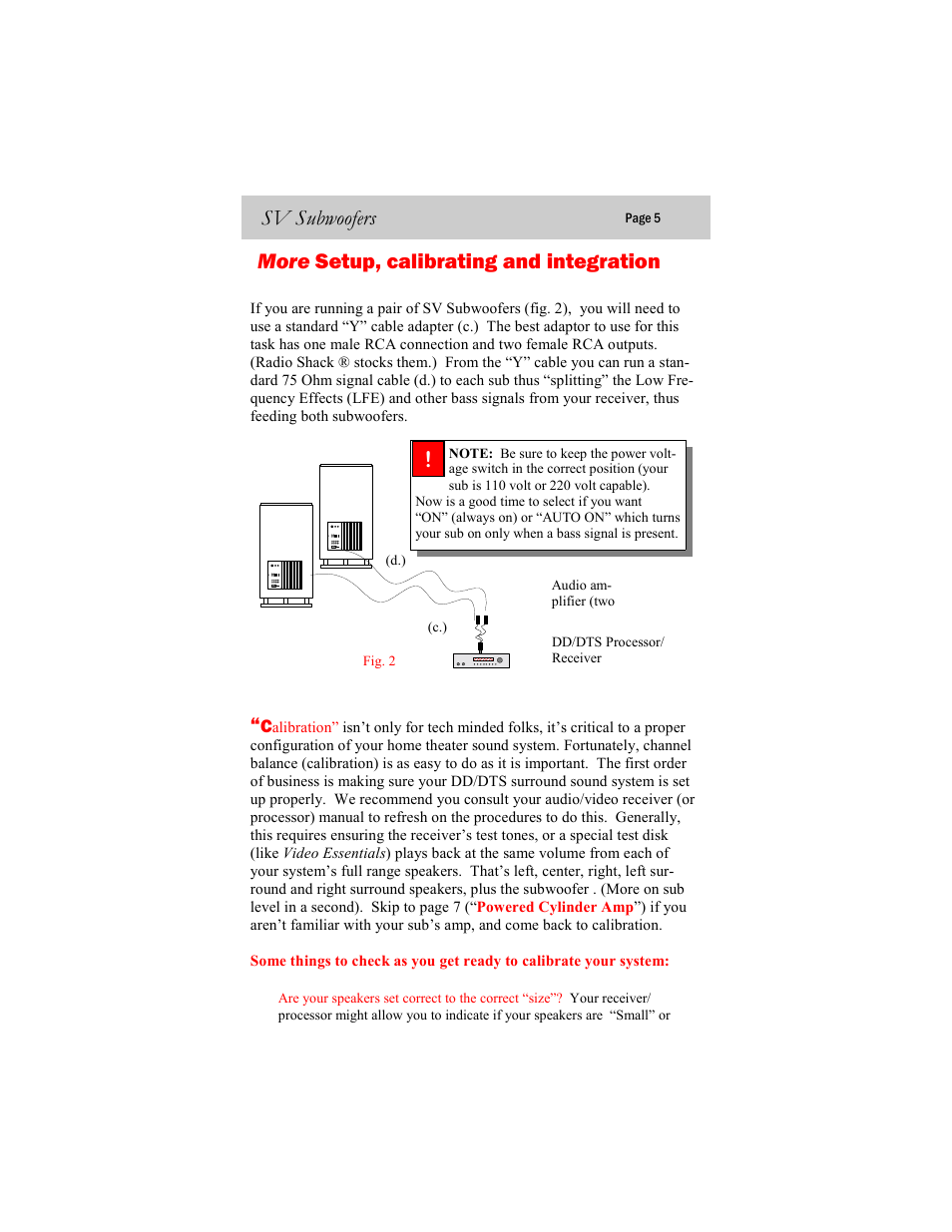 SV Sound 16-46PC  EN User Manual | Page 5 / 12