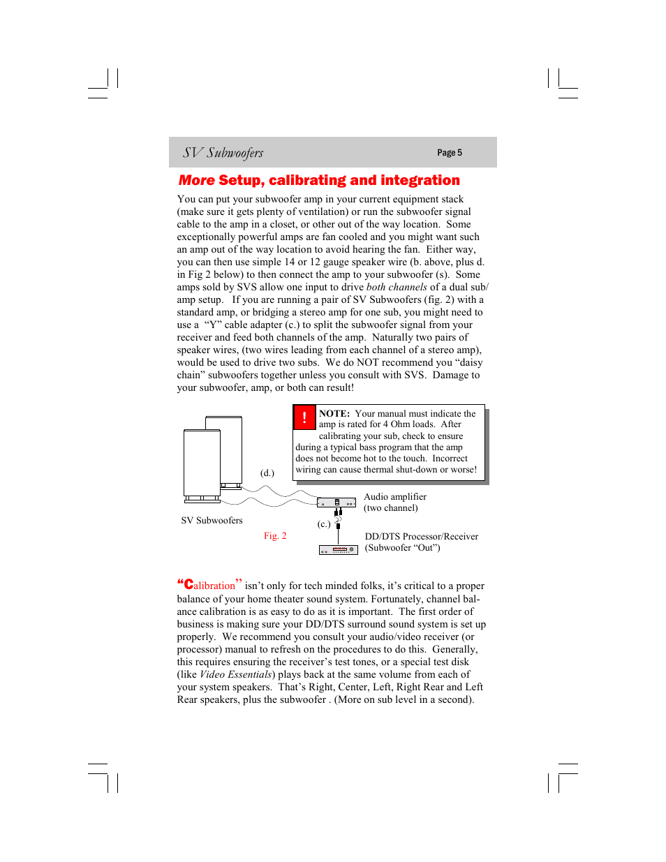 SV Sound 20-39CS User Manual | Page 5 / 12