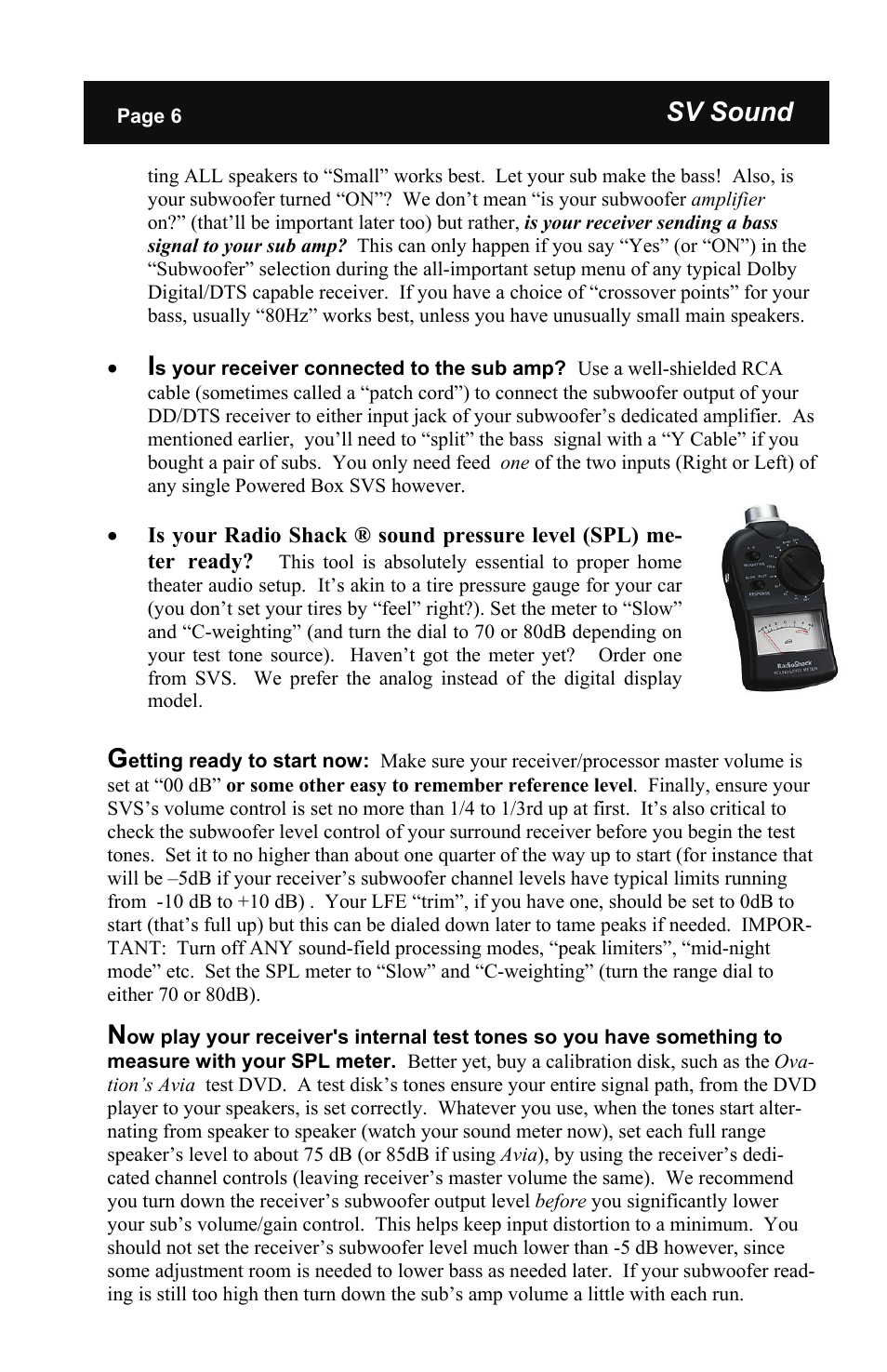 Sv sound | SV Sound PB12-NSD/2 User Manual | Page 6 / 16