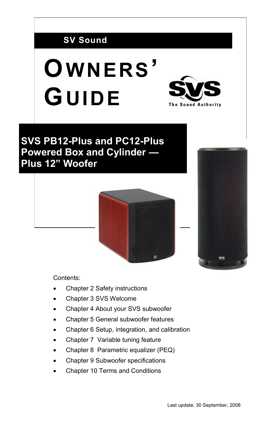 SV Sound PC12-Plus User Manual | 21 pages