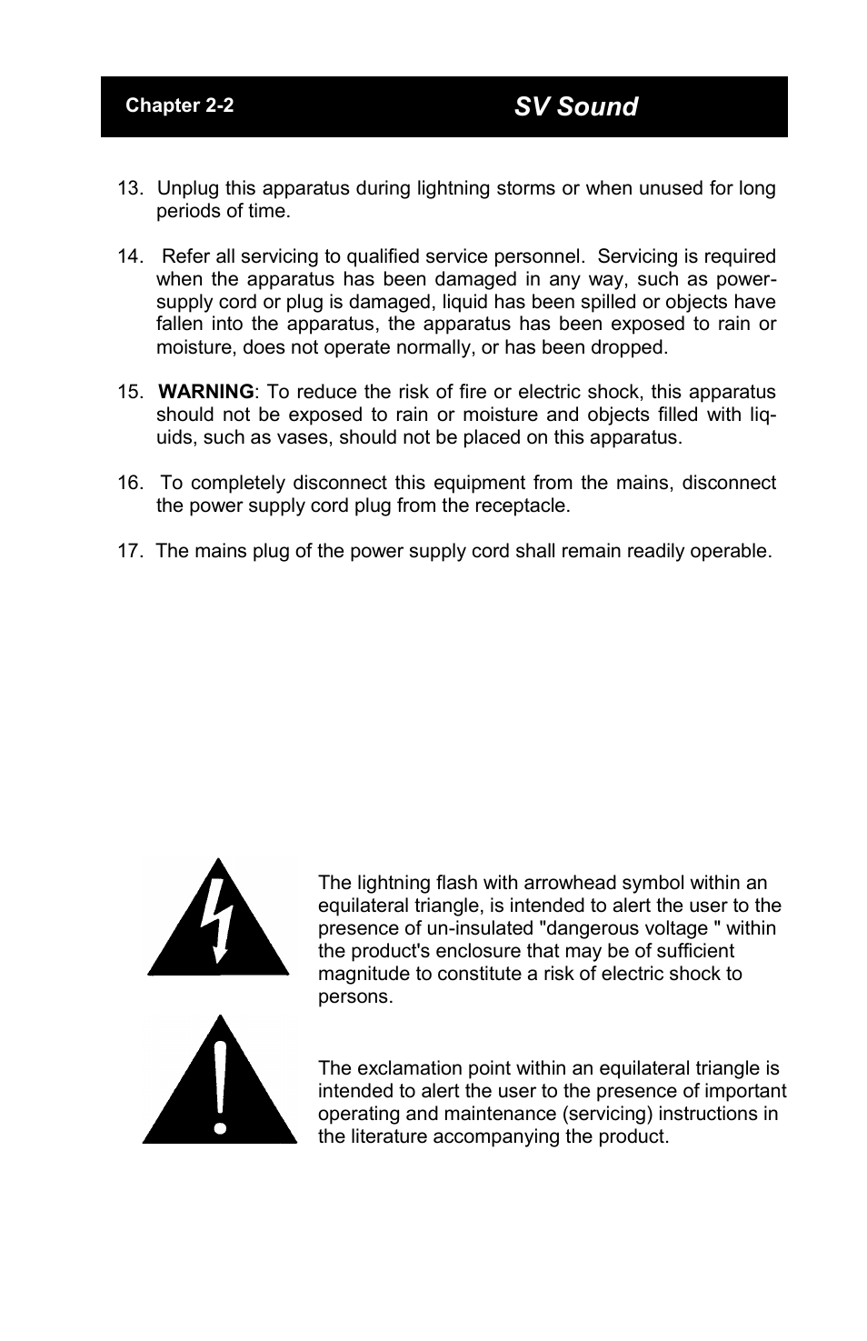 Sv sound | SV Sound PC12-Plus User Manual | Page 3 / 21