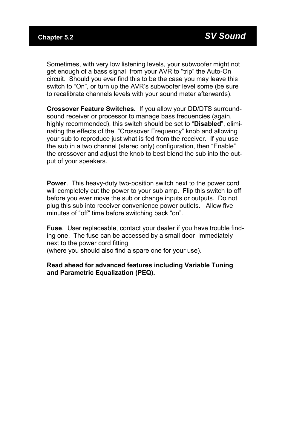 Sv sound | SV Sound PC12-Plus User Manual | Page 7 / 21