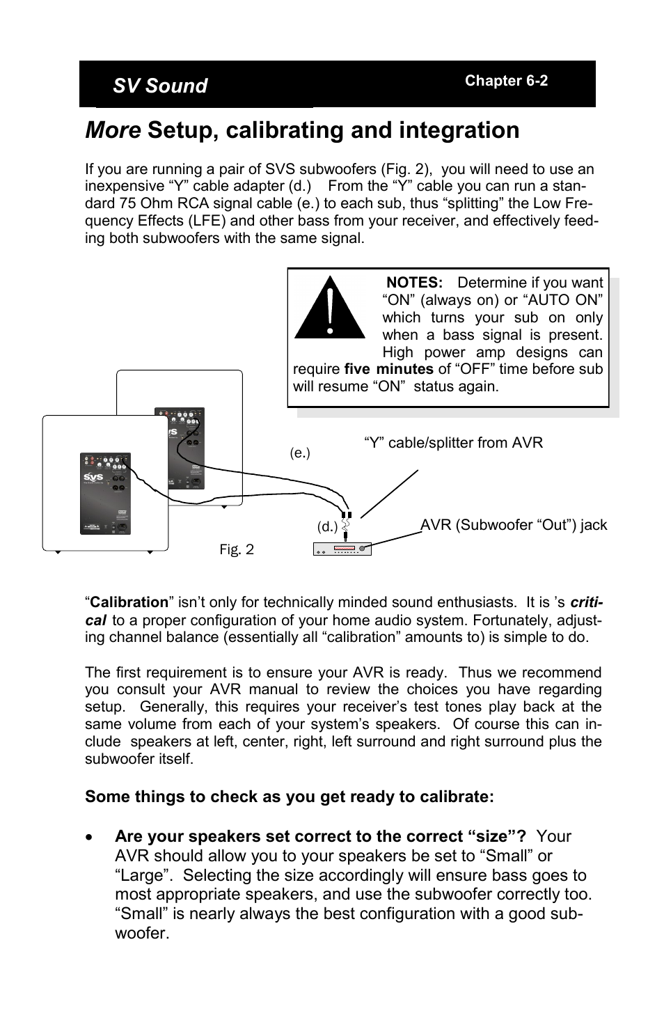 More setup, calibrating and integration, Sv sound | SV Sound PC12-Plus User Manual | Page 9 / 21