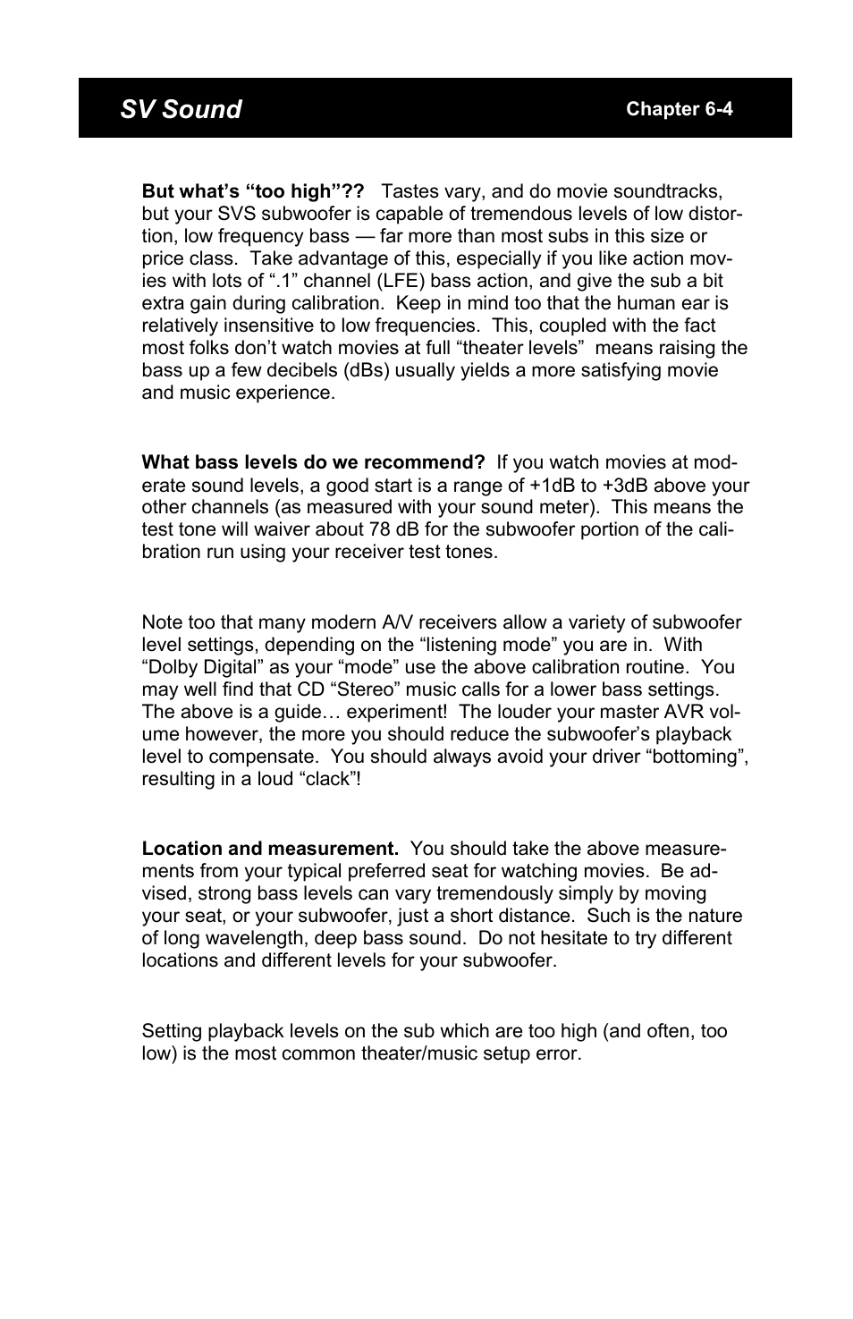 Sv sound | SV Sound PB13 User Manual | Page 11 / 22