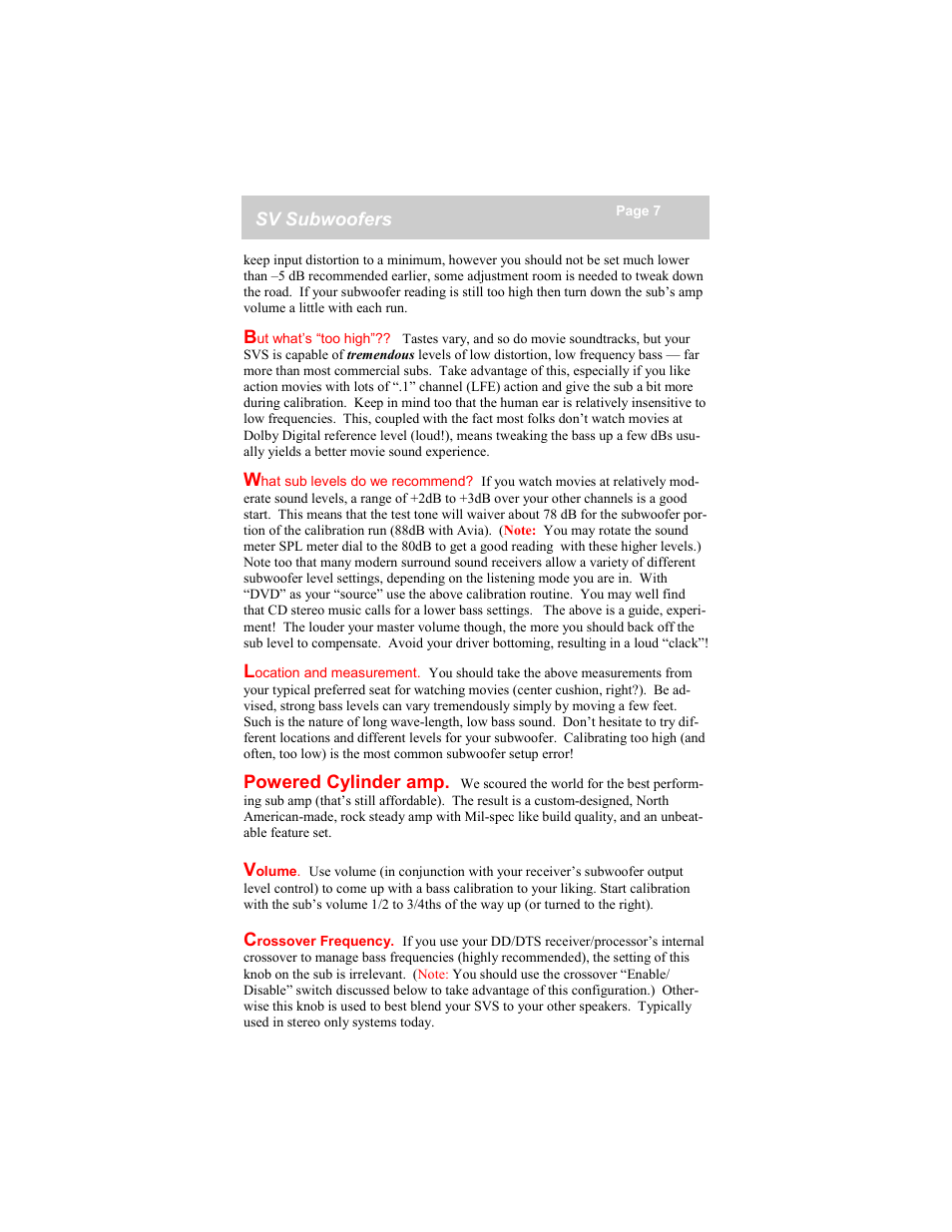 SV Sound 16-46PCi User Manual | Page 7 / 12
