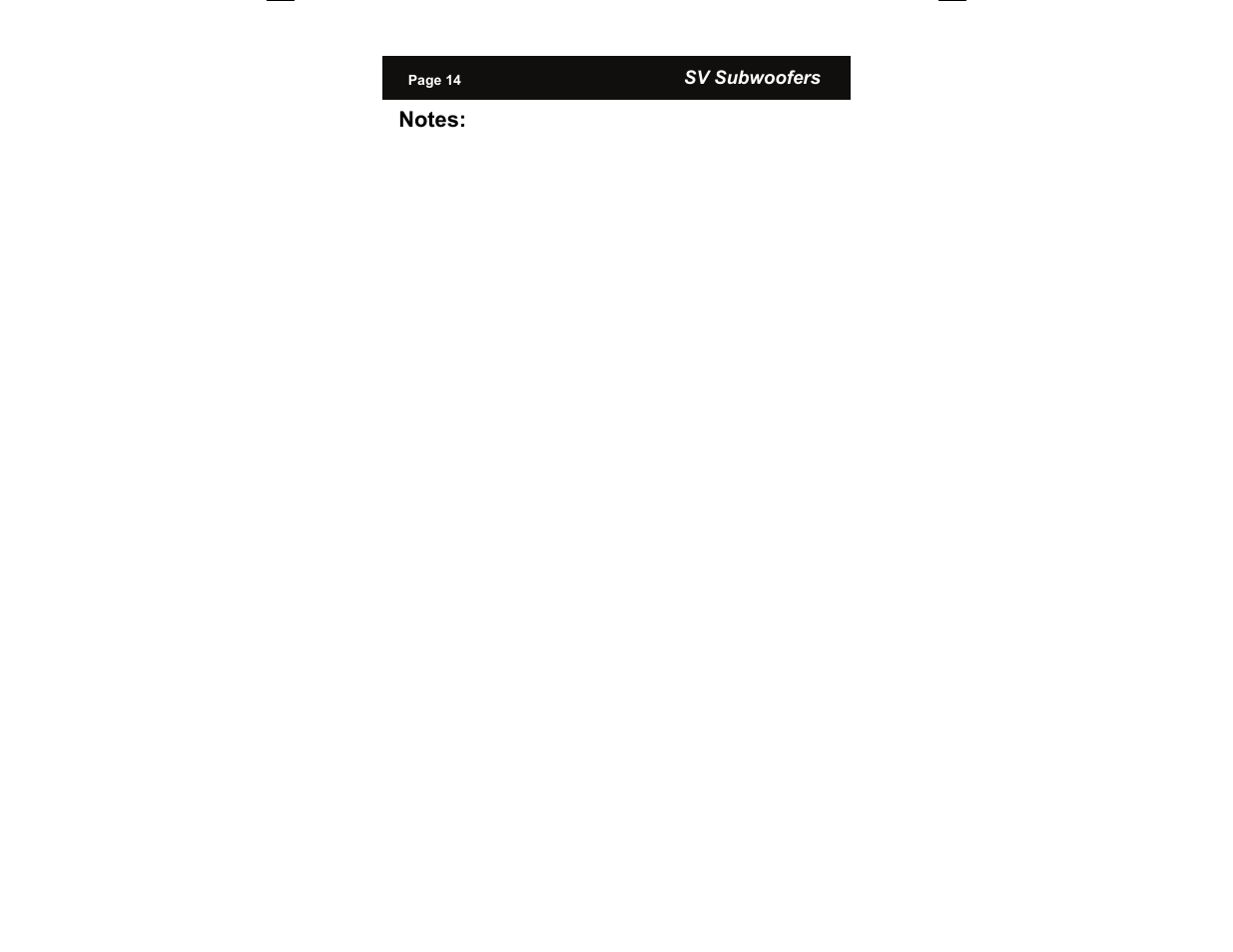 SV Sound PB10-ISD User Manual | Page 14 / 16