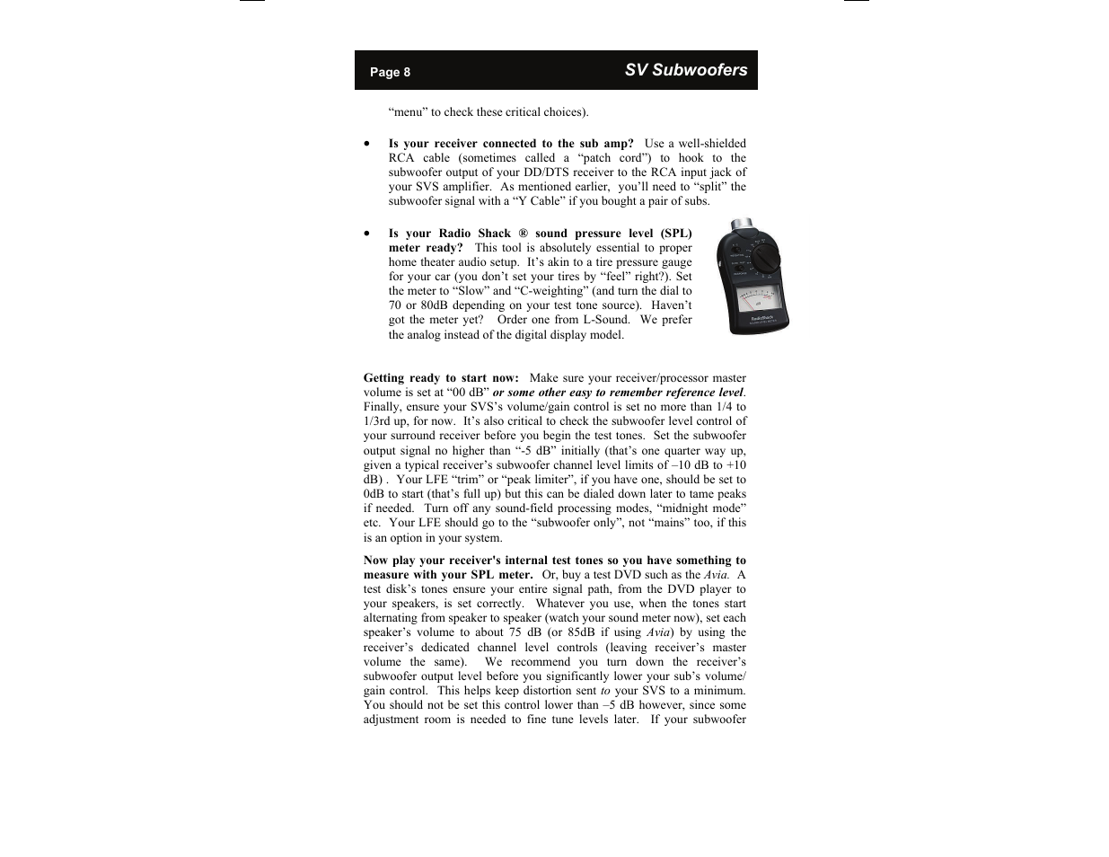 SV Sound PB10-ISD User Manual | Page 8 / 16