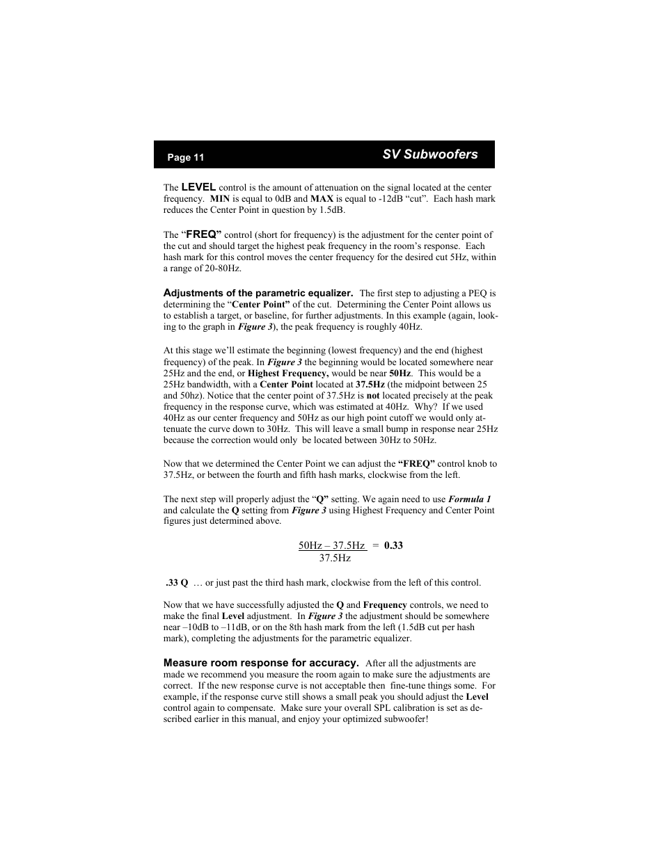 SV Sound SVS PB2-Ultra User Manual | Page 11 / 16