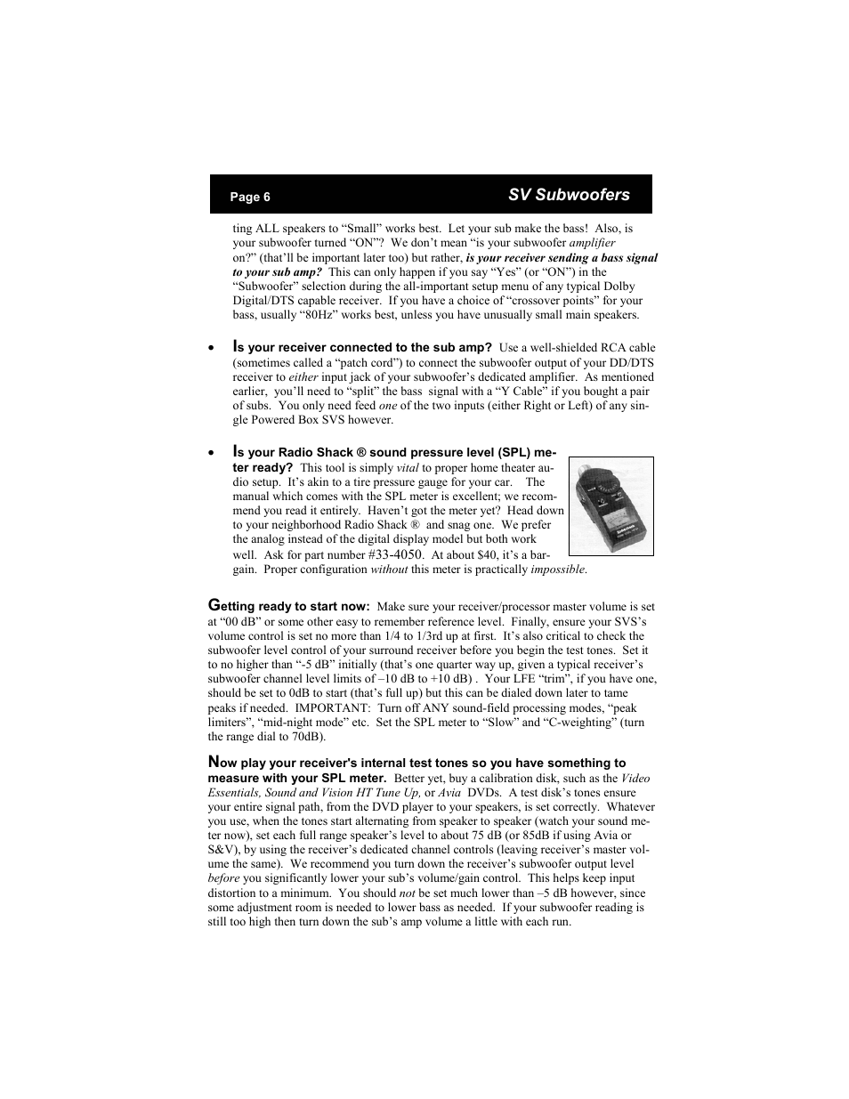 SV Sound SVS PB2-Ultra User Manual | Page 6 / 16