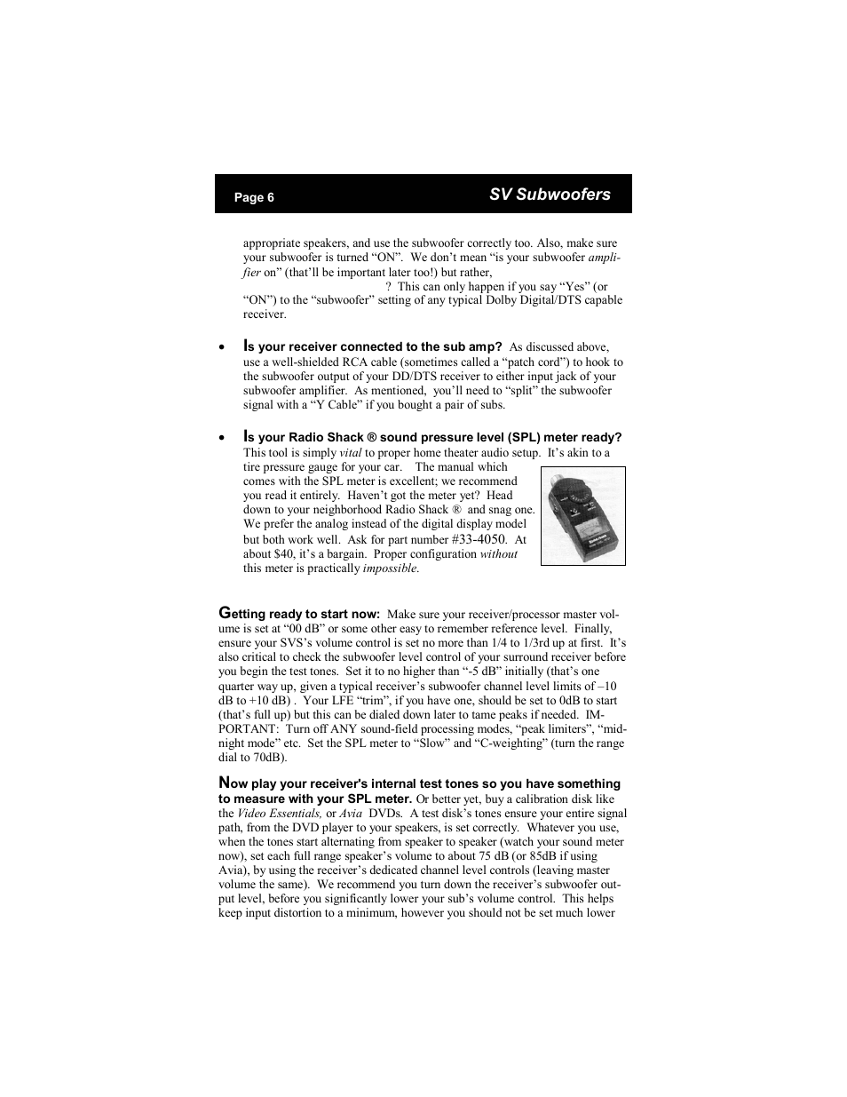 SV Sound PC-Ultra User Manual | Page 6 / 16