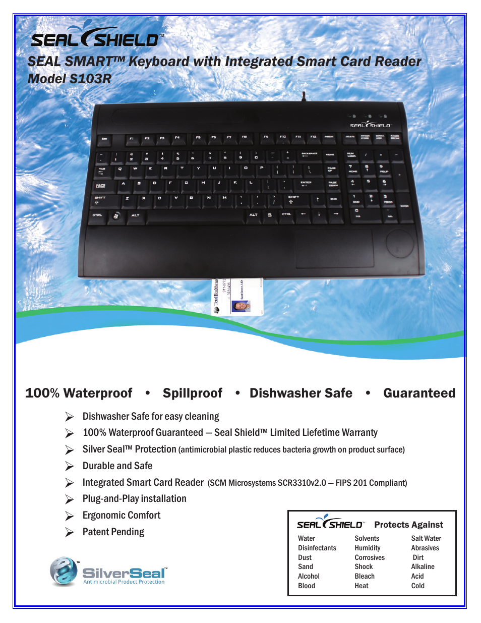 Seal Shield S103R User Manual | 2 pages