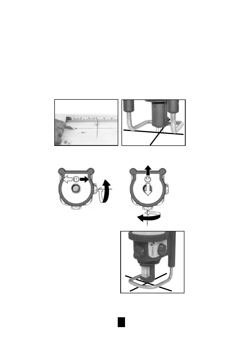 3 working in vertical / plumb mode, Iv. continue to drill | Stabila HL-100 User Manual | Page 6 / 9