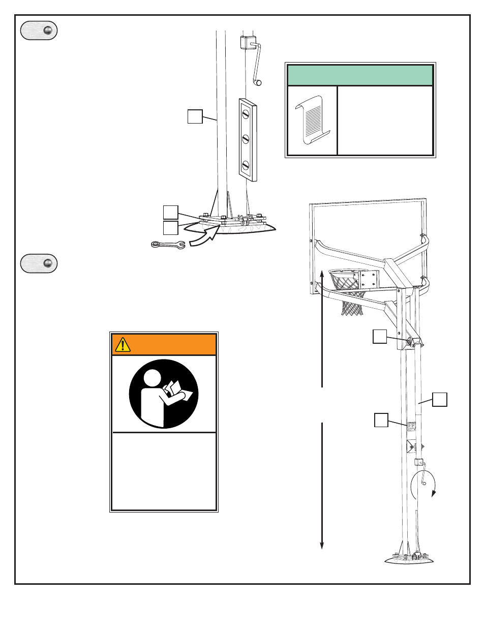 Warning | Spalding M88724C1 User Manual | Page 19 / 20