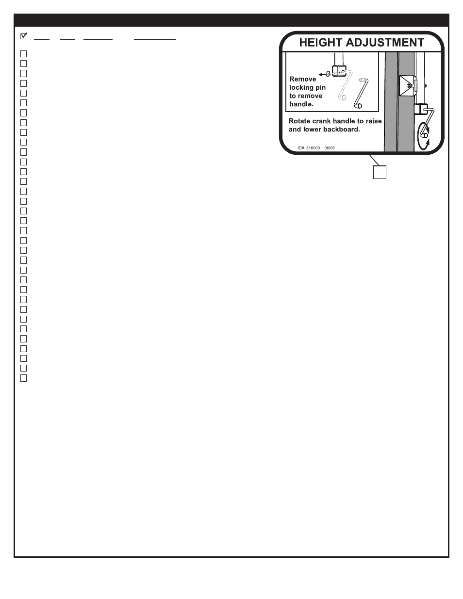 Parts list | Spalding M88724C1 User Manual | Page 3 / 20