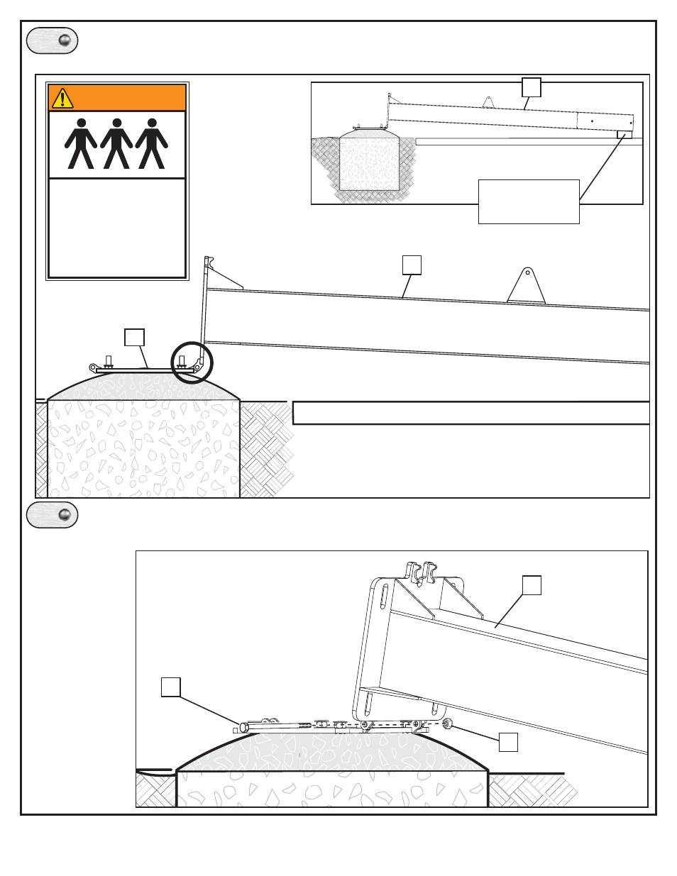 Playing surface, Warning | Spalding M88724C1 User Manual | Page 9 / 20