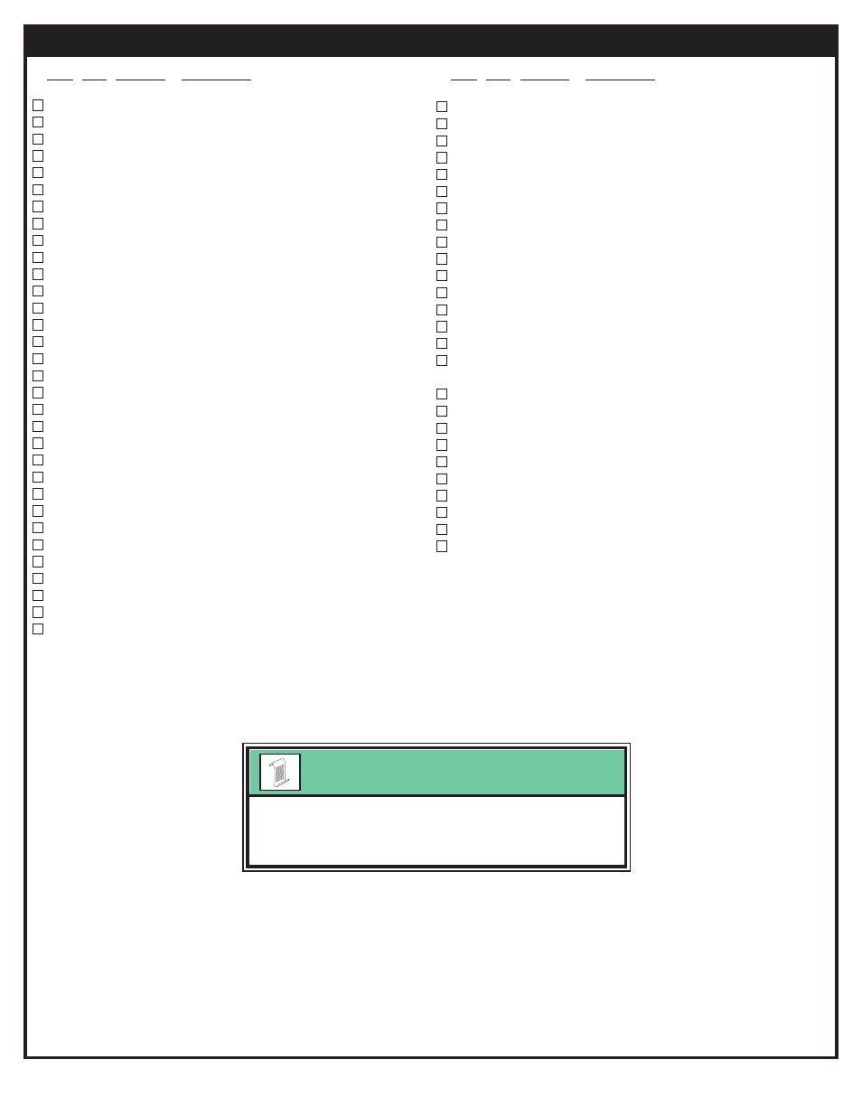 Parts list - see hardware identifier | Spalding M662004 User Manual | Page 9 / 40