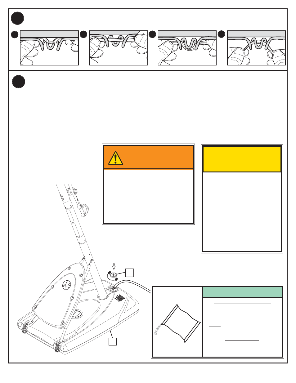 Attention ! vorsicht! ¡precaución | Spalding M6611341 User Manual | Page 62 / 64