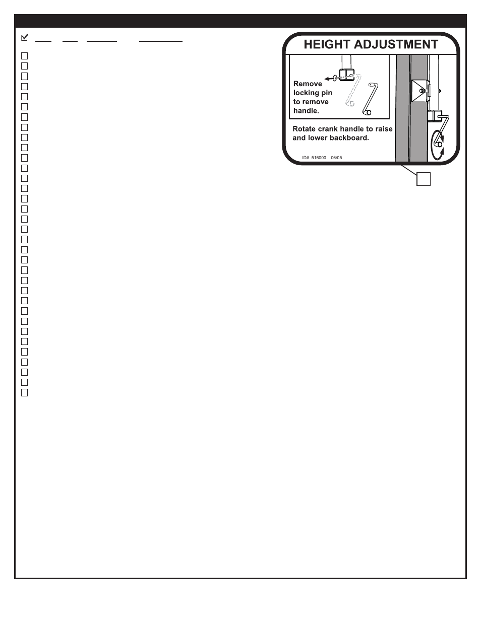 Parts list | Spalding M88604C1 User Manual | Page 3 / 20