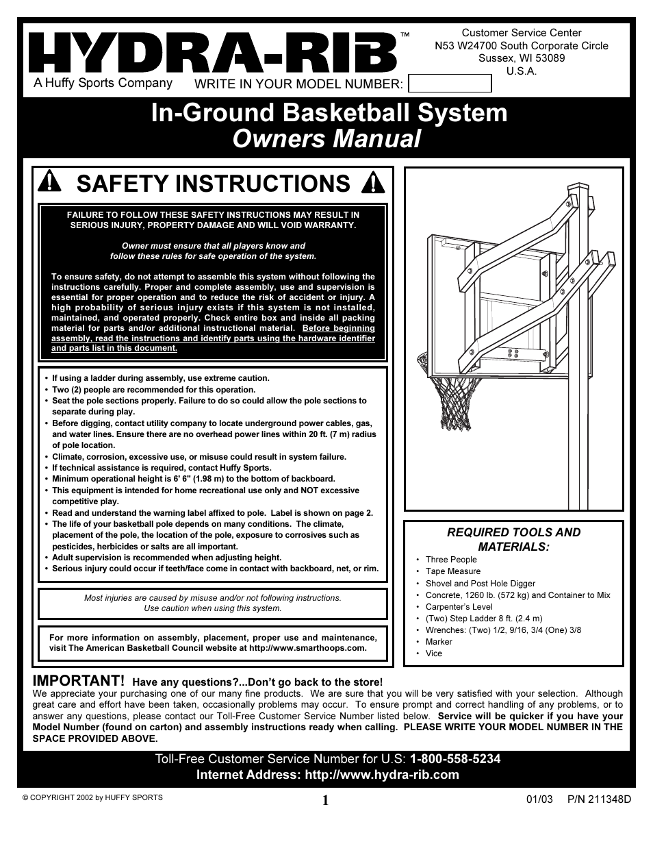 Spalding 211348D User Manual | 16 pages