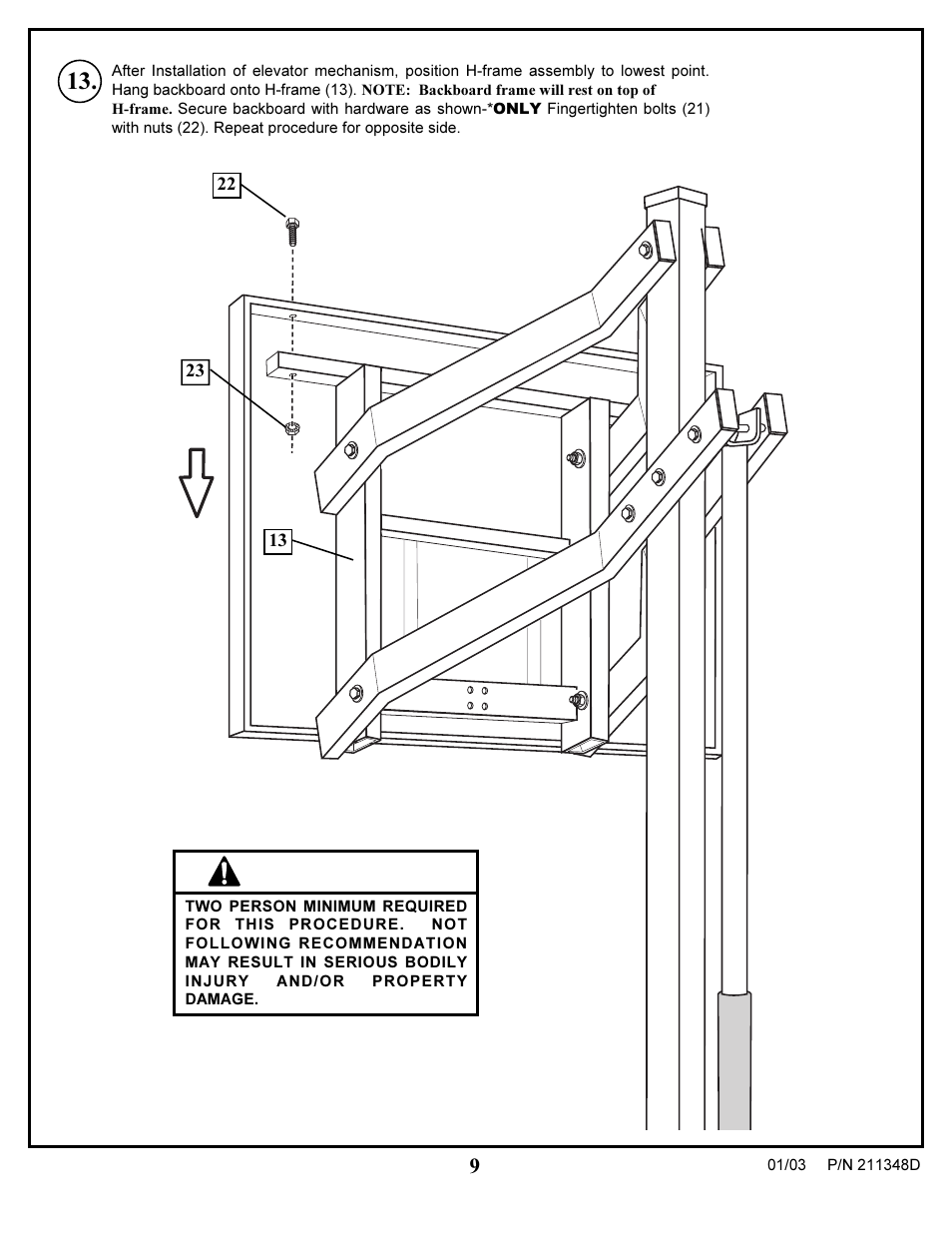 Warning | Spalding 211348D User Manual | Page 9 / 16