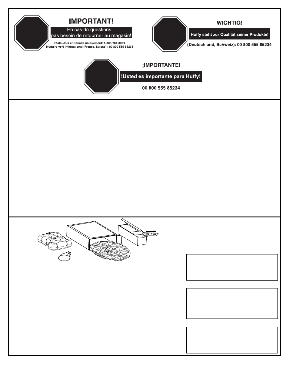 Avis aux personnes chargées du montage, Aviso para las personas que realizan el montaje | Spalding M581704 User Manual | Page 18 / 27