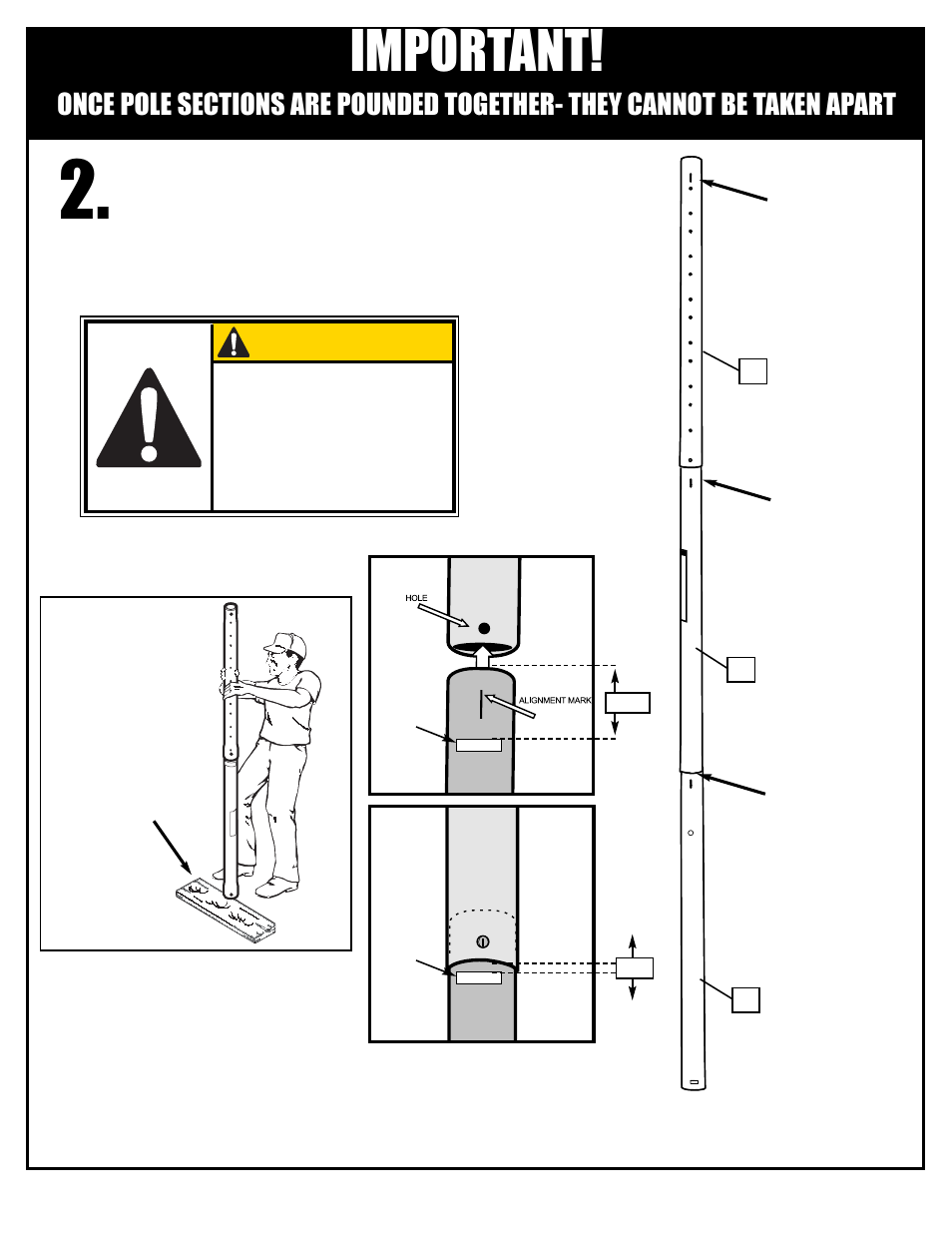 Important, Caution | Spalding M581704 User Manual | Page 8 / 27