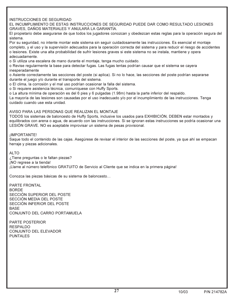 Spalding 214782A User Manual | Page 27 / 43