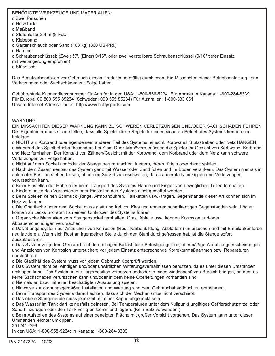 Spalding 214782A User Manual | Page 32 / 43