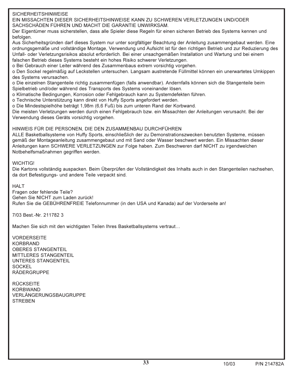 Spalding 214782A User Manual | Page 33 / 43