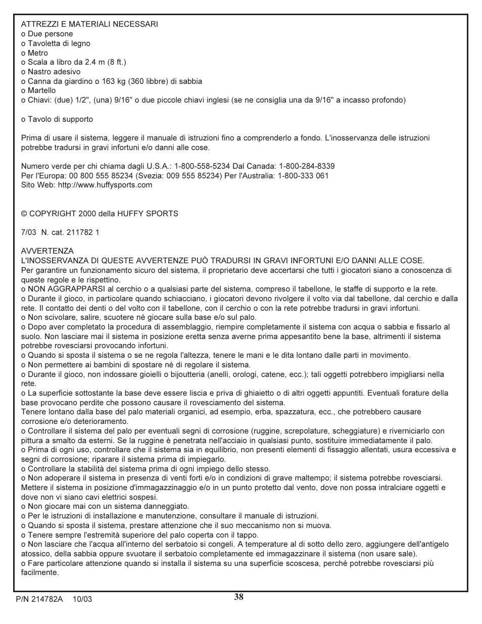 Spalding 214782A User Manual | Page 38 / 43