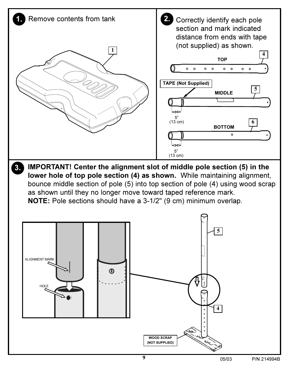 Remove contents from tank | Spalding 214994B User Manual | Page 9 / 24
