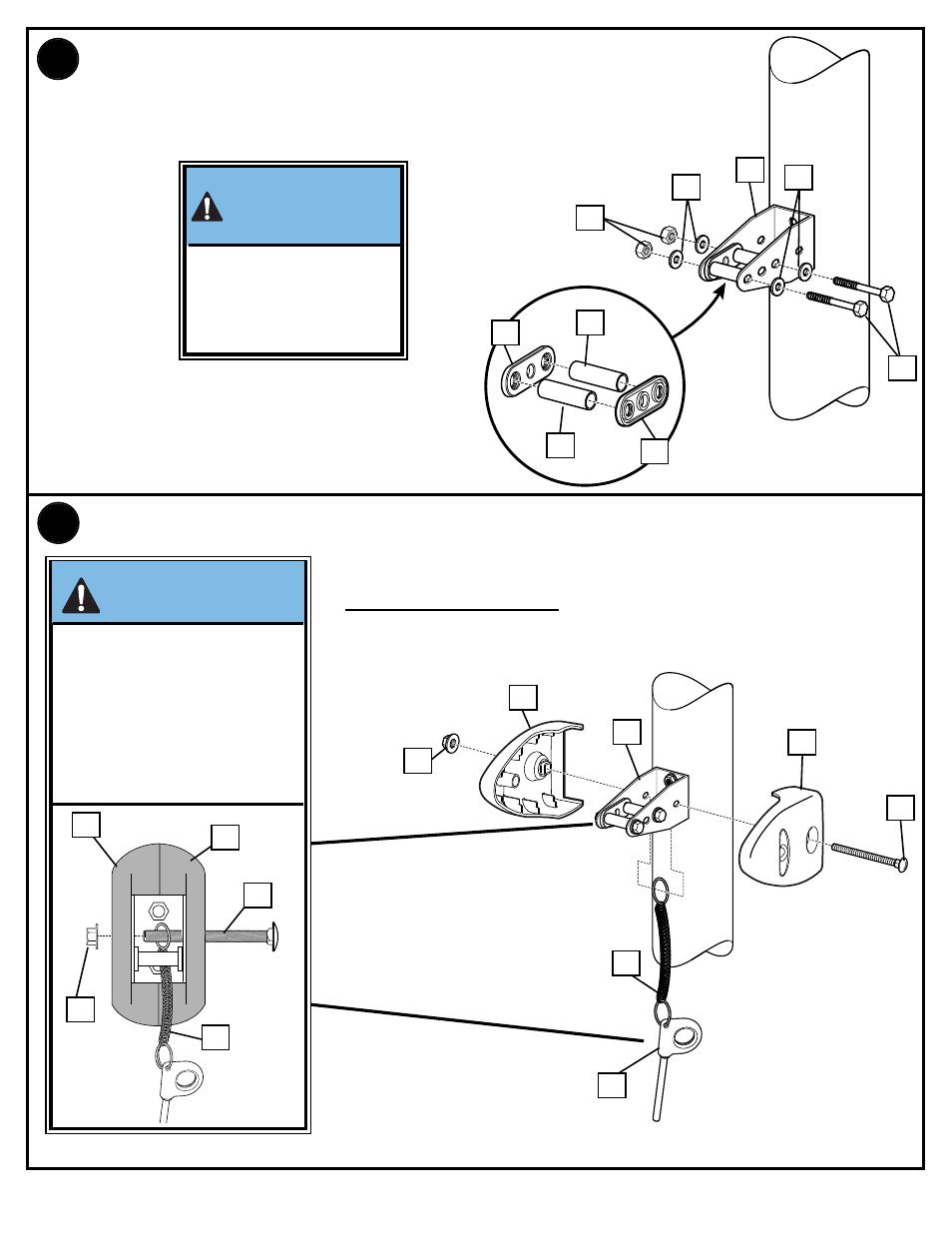 Important, Tighten just until washers (10) stop moving | Spalding M881119 User Manual | Page 18 / 32