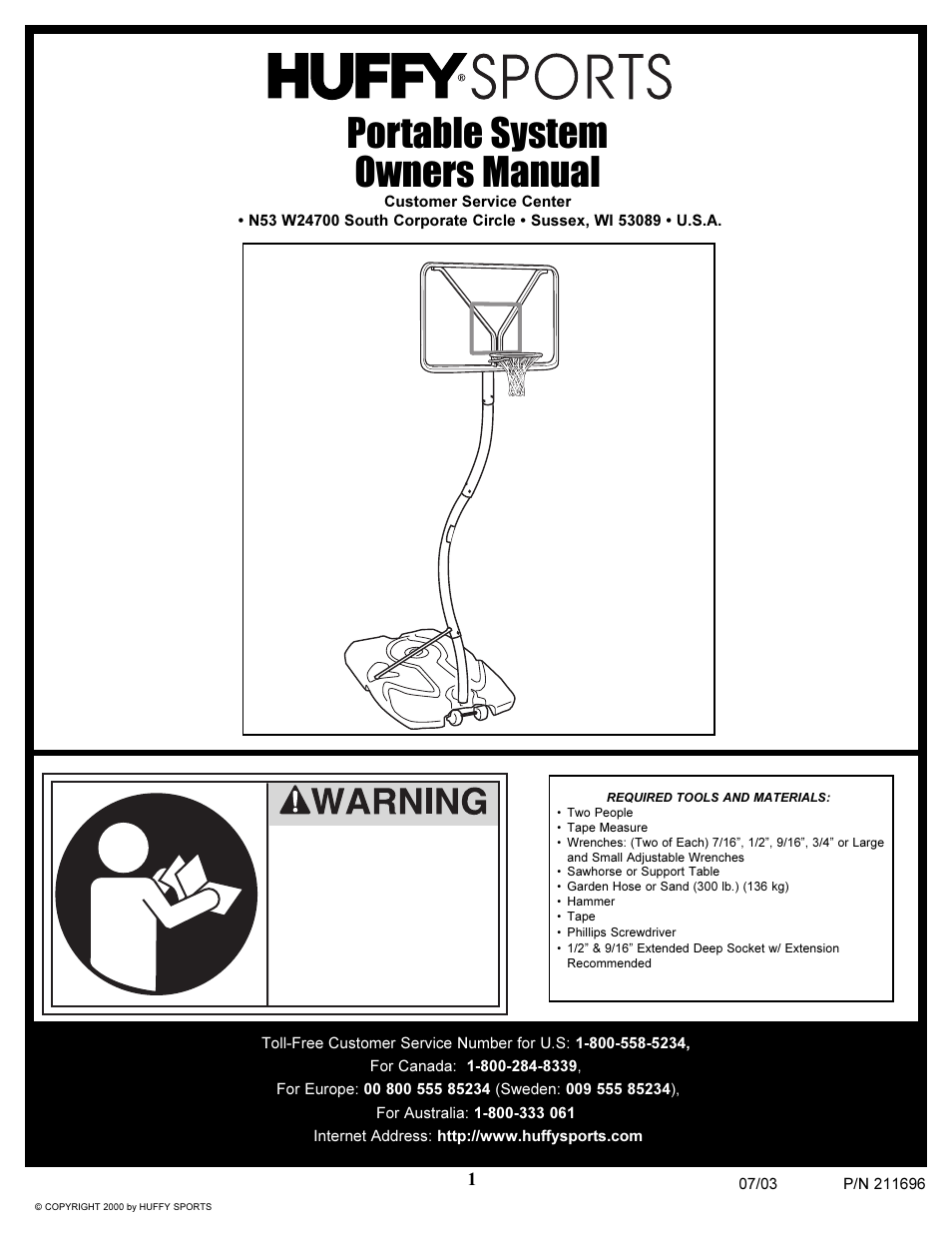 Spalding 211696 User Manual | 26 pages