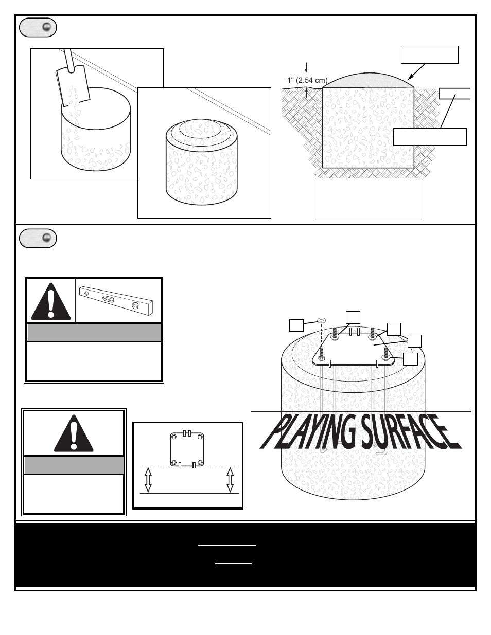 Important, Side view | Spalding M86724C User Manual | Page 6 / 19